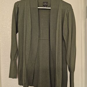 Worthington Olive Cardigan Sweater